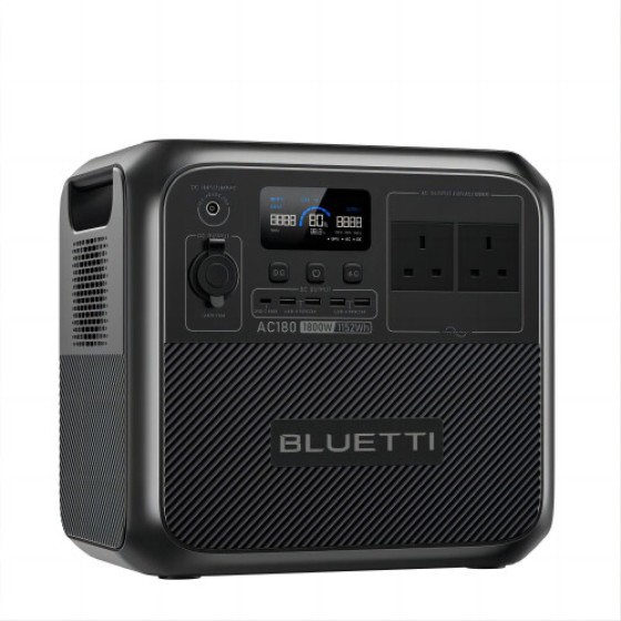 BLUETTI AC180 1800W Solar Generator, 1152Wh LiFePO4 Battery